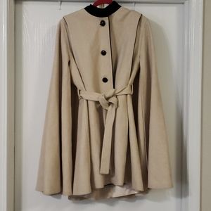 Winter coat with cape